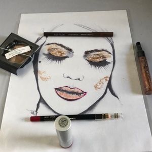 Brown Eye & Lips Diva NEW 5 PC Makeup Lot Stila, +